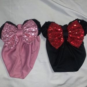 Minnie Mouse Ears baby head wrap